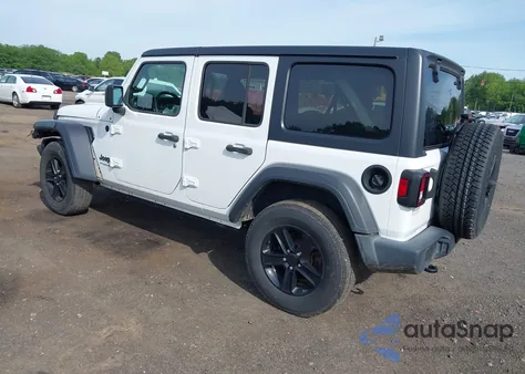2020 Jeep Wrangler Unlimited Sport z USA, uszkodzony, nr VIN 1C4HJXDGXLW339950